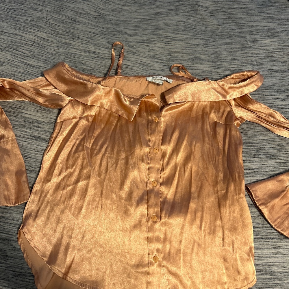 Forever 21 silk shirt